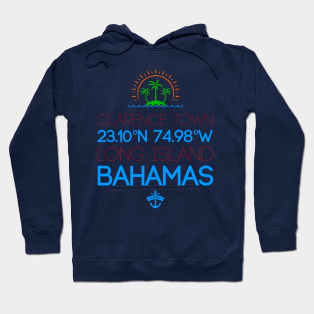 Clarence Town, Bahamas Hoodie by funfun